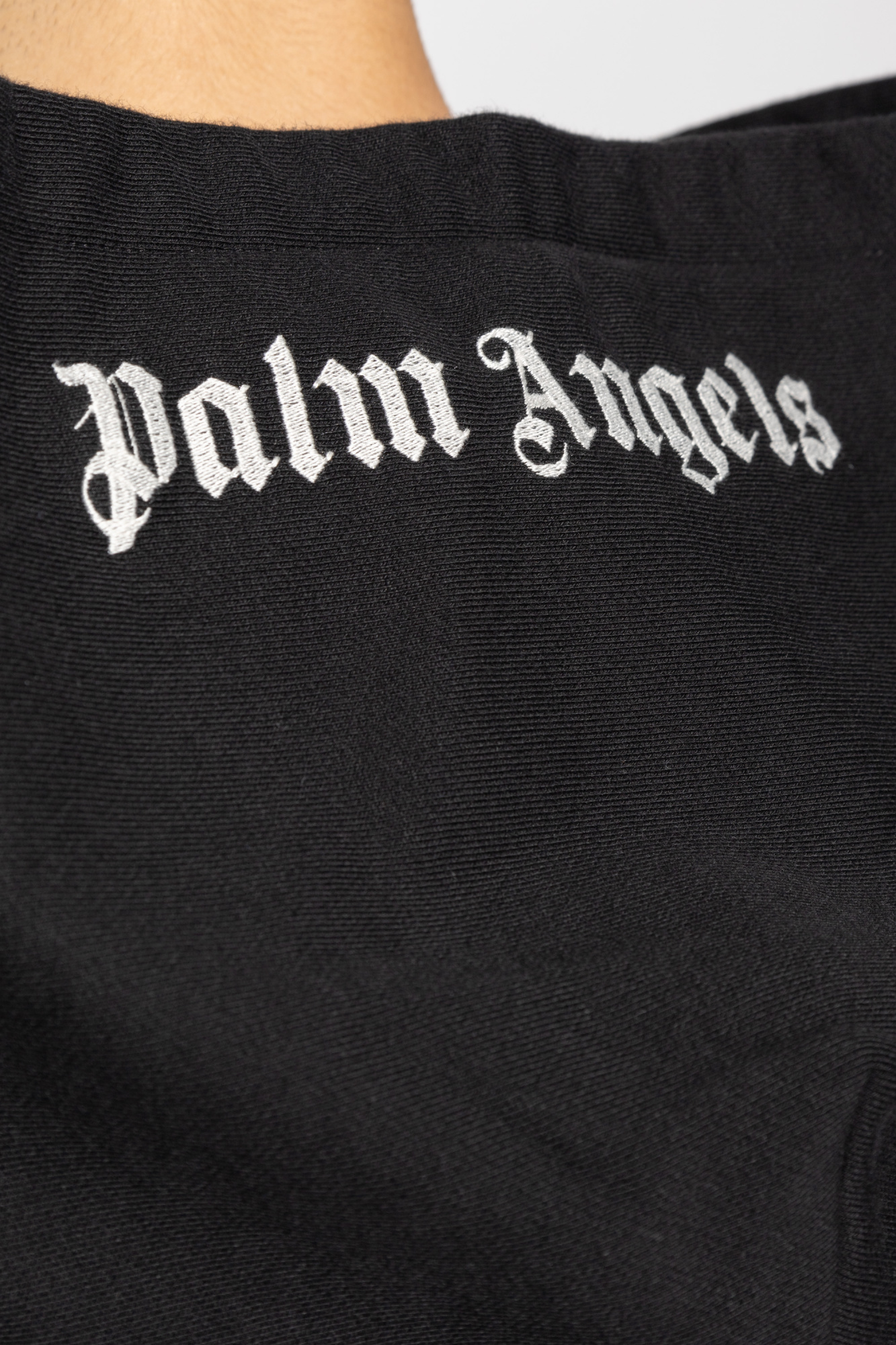 Black Sweatshirt with Logo Palm Angels Vitkac GB